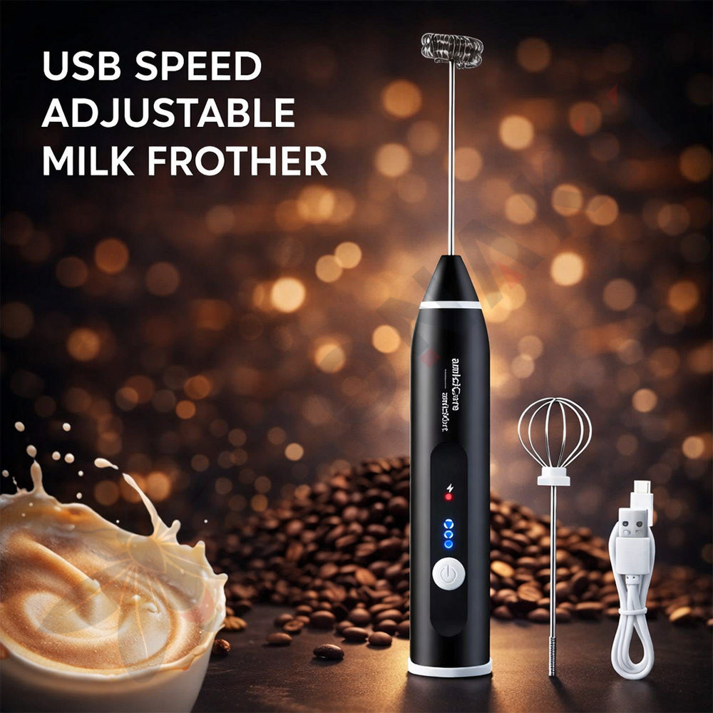 USB Speed Adjustable Milk Frother
